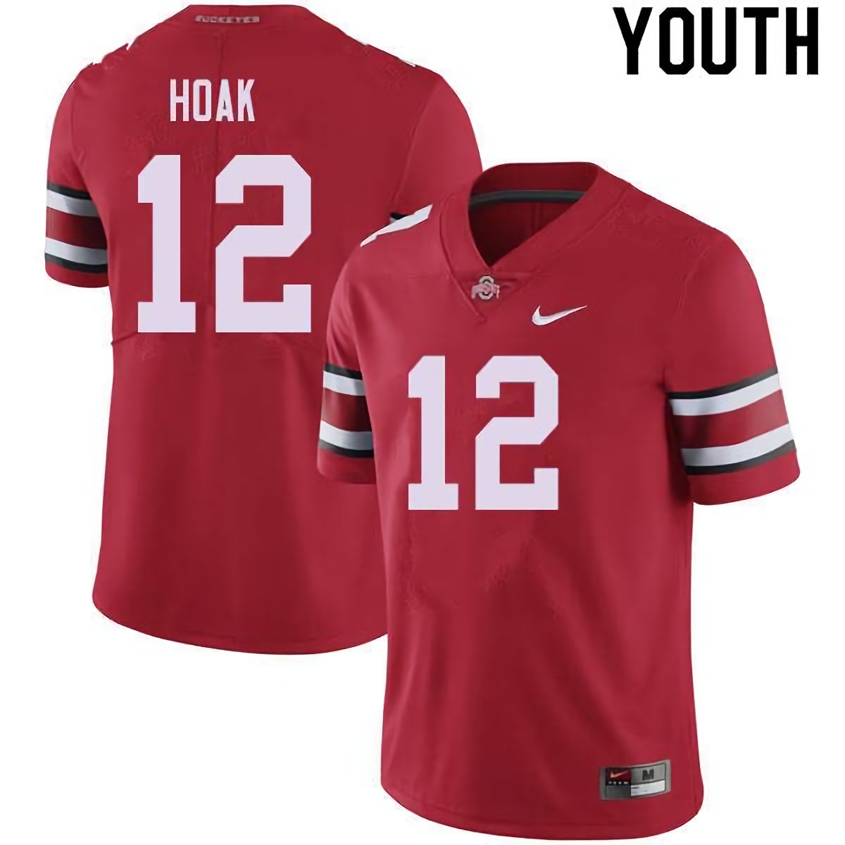 Gunnar Hoak Ohio State Buckeyes Youth NCAA #12 Nike Red College Stitched Football Jersey QLO8356WO